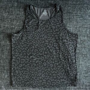 Member’s Mark Black Leopard Zen Tank Top Size Medium